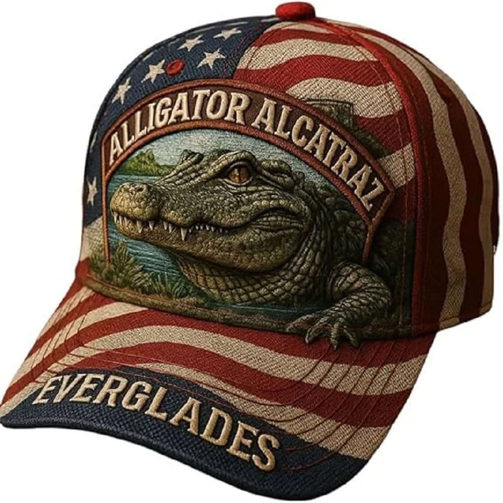Alligator Embroidery Cap